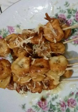 Foto resep Sate Pisang Keju