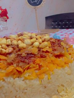 صورة لوصفة كبسة باللحمه المفرومه ❤😋