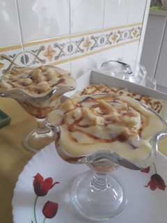 Una foto de Postre de macedonia