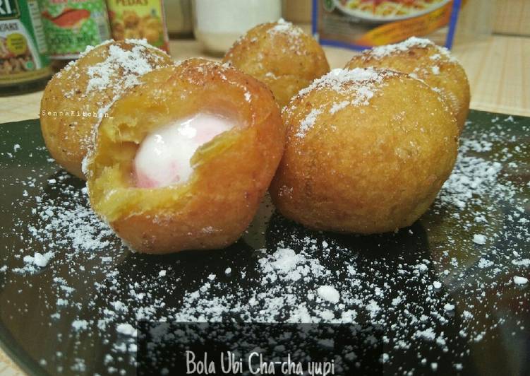 Resep Bola Ubi Cha-cha Yupi | Langkah Membuat Bola Ubi Cha-cha Yupi Yang Enak dan Simpel