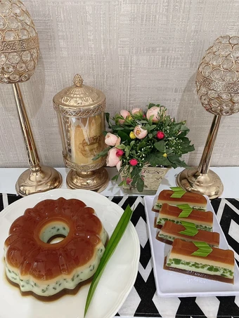 Langkah Gampang Menyiapkan Resep Puding cendol gula merah yang Sempurna Anti Ribet, Bisa Manjain Lidah