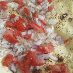 A picture of Masala papad.