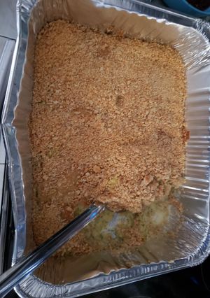 A picture of Holmestead Cookin': Broccoli Cheese Crumble.