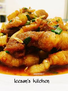 Hình của món Thịt Ba Chỉ Ram Sả Ớt.