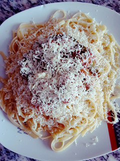 Una foto de Pasta salteada con carne