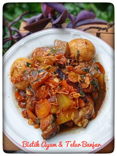 Foto resep Bistik Ayam & Telur Banjar