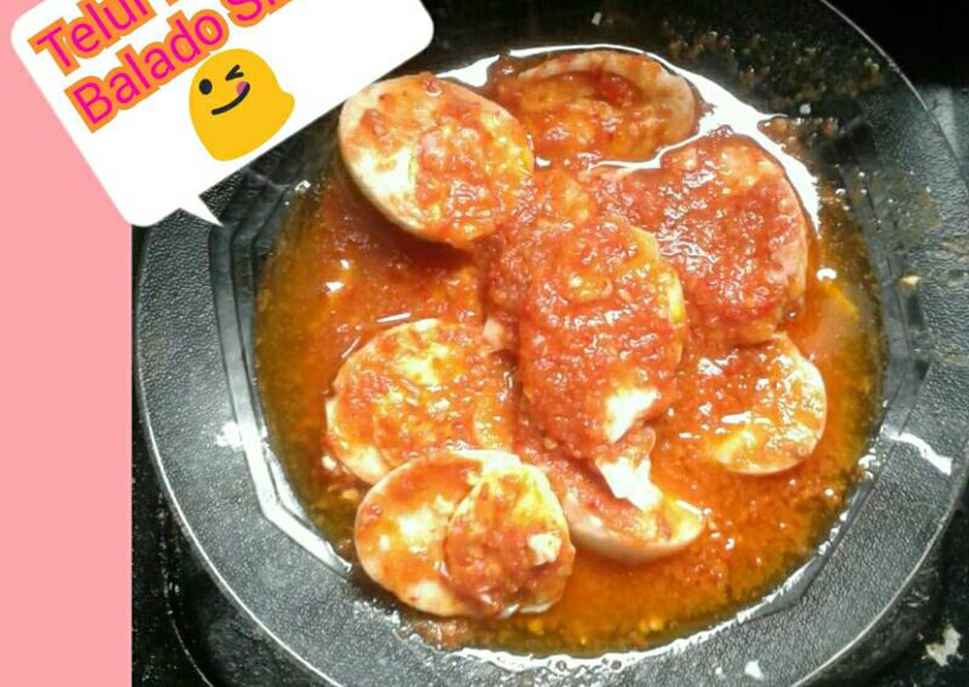 Telur Bebek Balado Siram😎