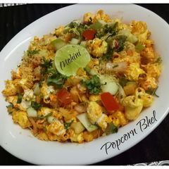 Popcorn bhel A picture of Popcorn bhel.