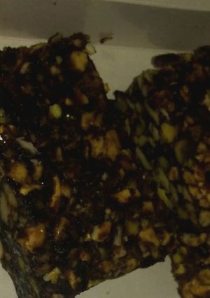A picture of Dates dry fruits mithai (without sugar).