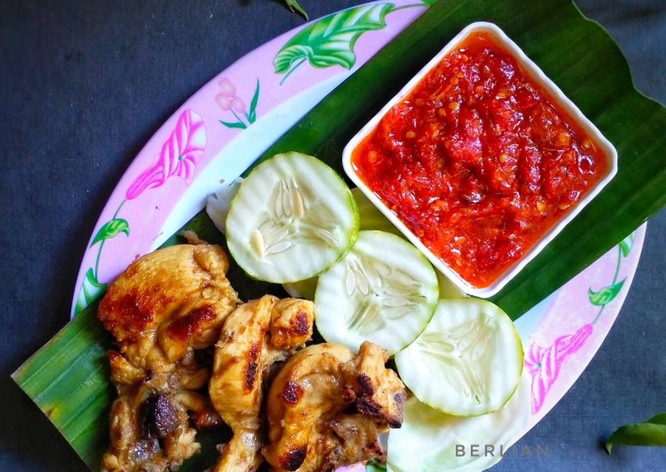 Ayam bakar bumbu rujak