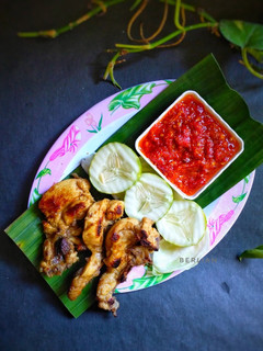 Foto resep Ayam bakar bumbu rujak
