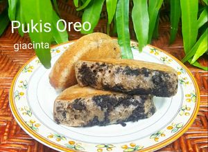 Foto resep Pukis Oreo plus pisang