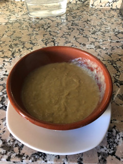 Una foto de Crema de alcachofas