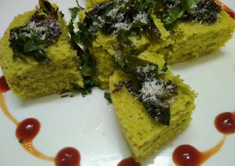 Step-by-Step Guide to Make Award-winning Healthy green peas Dhokla