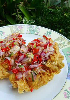Foto resep Ayam Crispy Sambal Matah