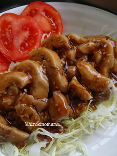 Foto resep Ayam rebus siram saos wijen