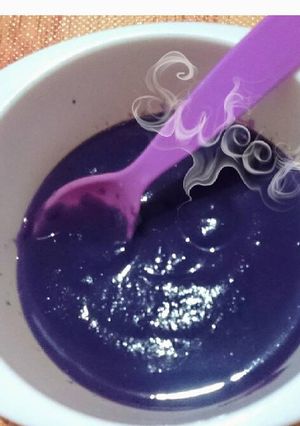 Foto resep MPASI 6 bulan- Ubi Jepang Ungu