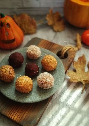 عکسی از دستور توپک کدو حلوایی 🎃