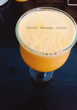 A picture of Fresh Orange Juice.