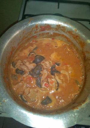 A picture of Matumbo stew.