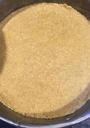 Una foto de Masa de tarta con avena y galletitas