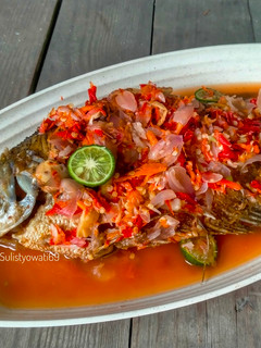 Foto resep Pecak Ikan Gurame Khas Betawi