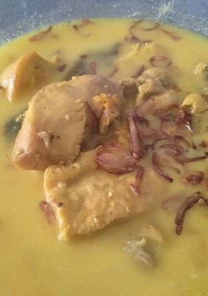 Foto resep Opor ayam tahu