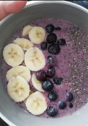 Φωτογραφία της συνταγής Εύκολο Υγιεινό smoothie bowl