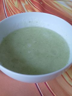 Una foto de Gazpacho de melón y pepino