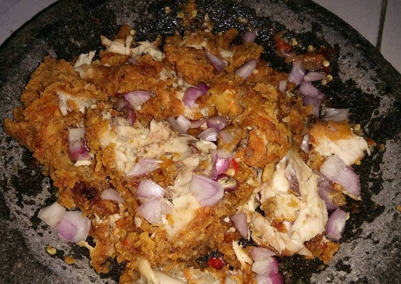 Resep Ayam geprek simpel anak kos Anti Gagal