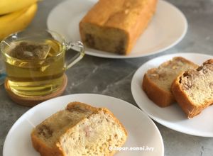 Foto resep Banana walnuts cake ala Eonni Ivy 👩🏽‍🍳