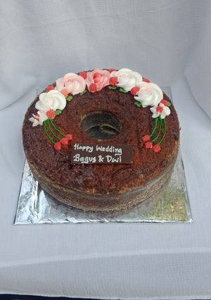 Foto resep Kue karamel 1 1/2 resep (loyang 22 cm)