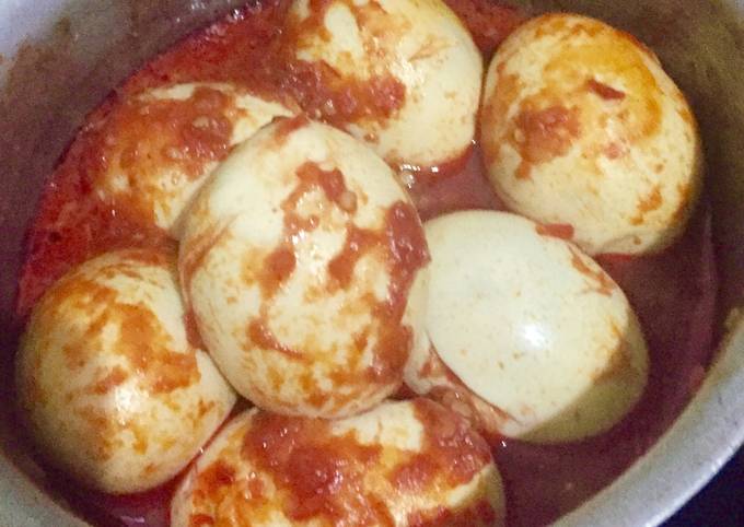 Resep Telur Balado Manis Pedas oleh Yuli Indriani D - Cookpad