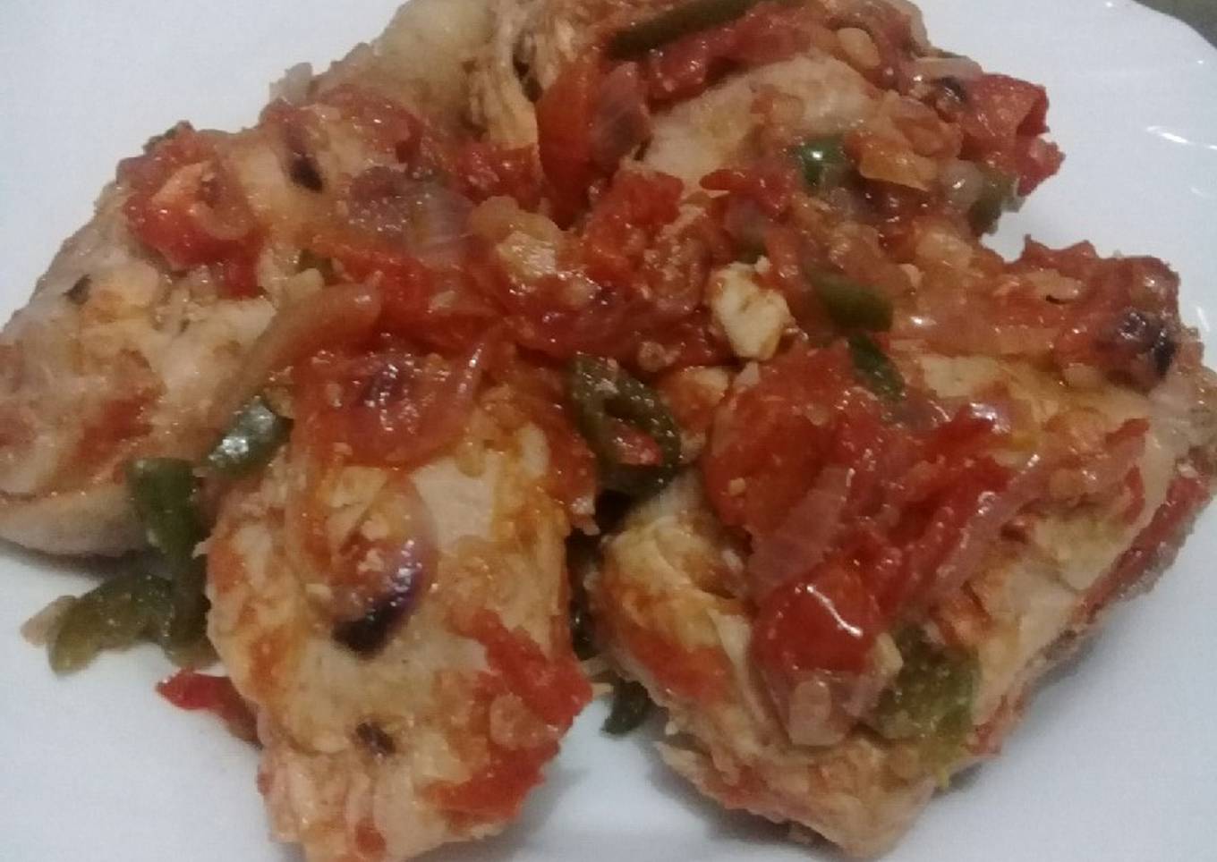 Wet fry chicken#chicken contest