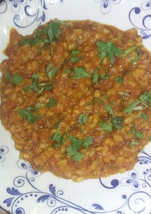 A picture of Fry moong daal.