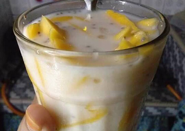 Cara Memasak Es mangga chiaseed yang Lezat