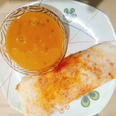 A picture of Schezwan Dosa.