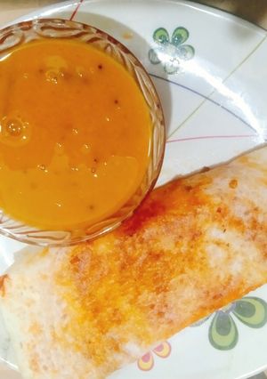 A picture of Schezwan Dosa.