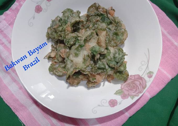 Cara bikin Bakwan Bayam Brazil Cara bikin Bakwan Bayam Brazil