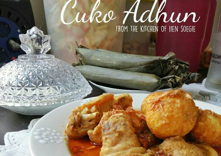 Resep Cuko Adhun Menggugah Selera