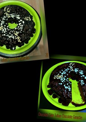 Foto resep Chocolate Cake Tulban Chocolate Ganache
