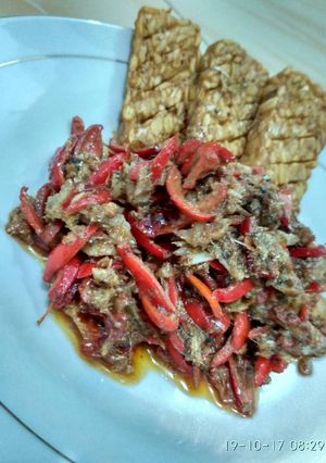 Foto resep Sambel Teri Melinjo