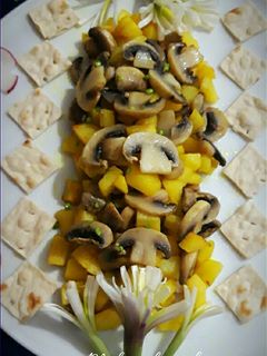 عکسی از دستور قارچ و سیب زمینی