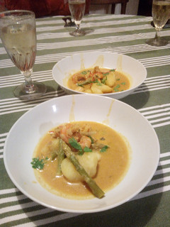 Une photo de Soupe Thaï au curry jaune