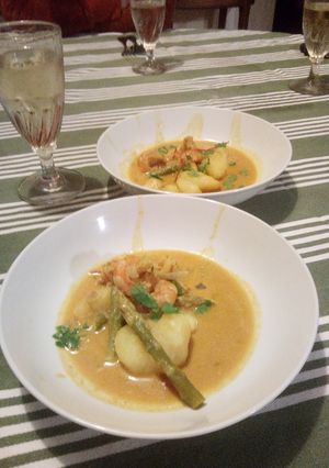 Une photo de Soupe Thaï au curry jaune