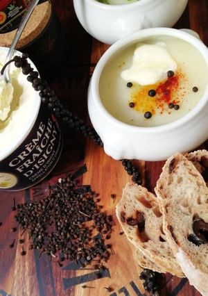Une photo de Velouté de choux fleur