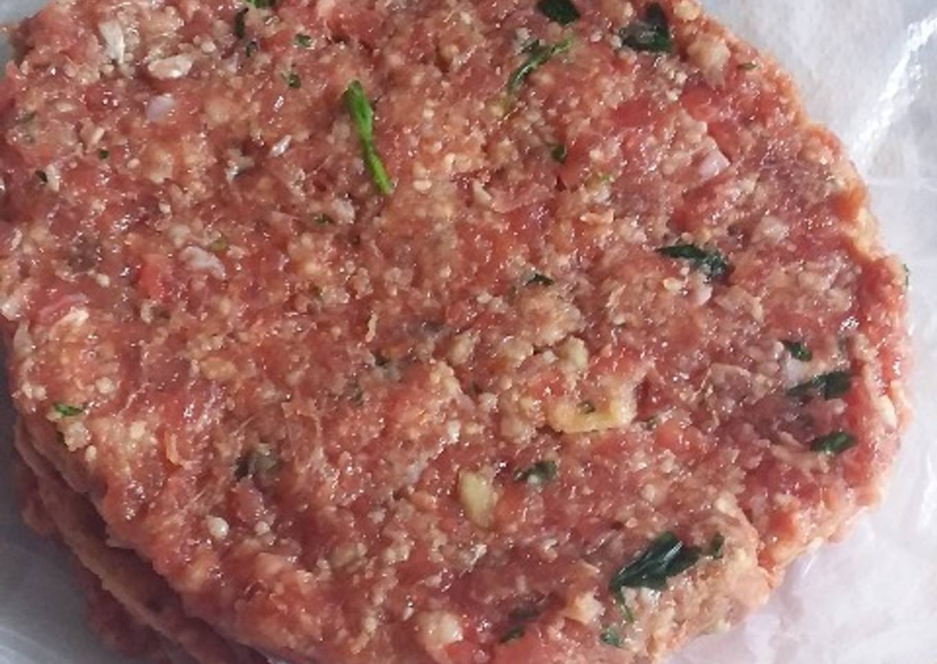 Hamburguesas caseras de carne