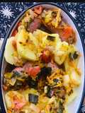 CHORIZOS DE CERDO (rellenos de morrón🫑🌶 y provolone🧀) AL VERMOUTH 🥓🥘🥓