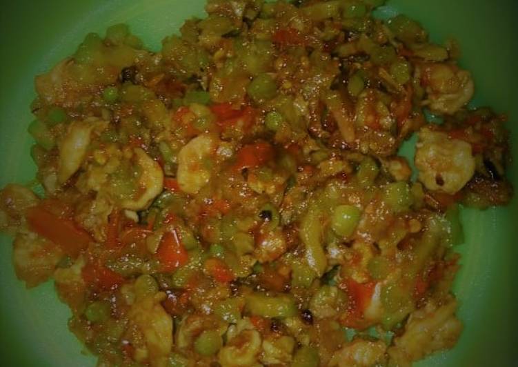 Resep Tumis Pare Sambal Udang Anti Gagal