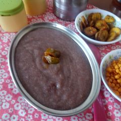 A picture of Ragi sangati.